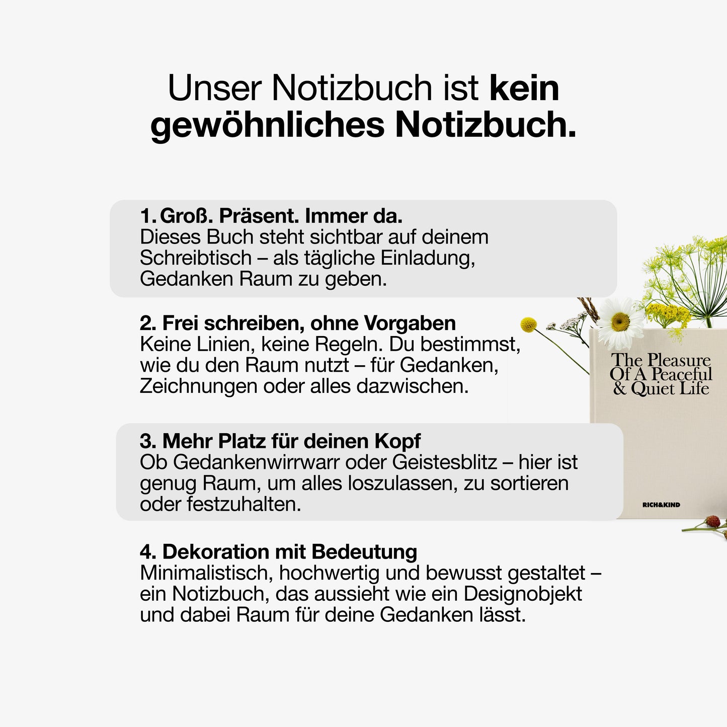 Das Desk Book – Ruhe & Klarheit auf deinem Schreibtisch