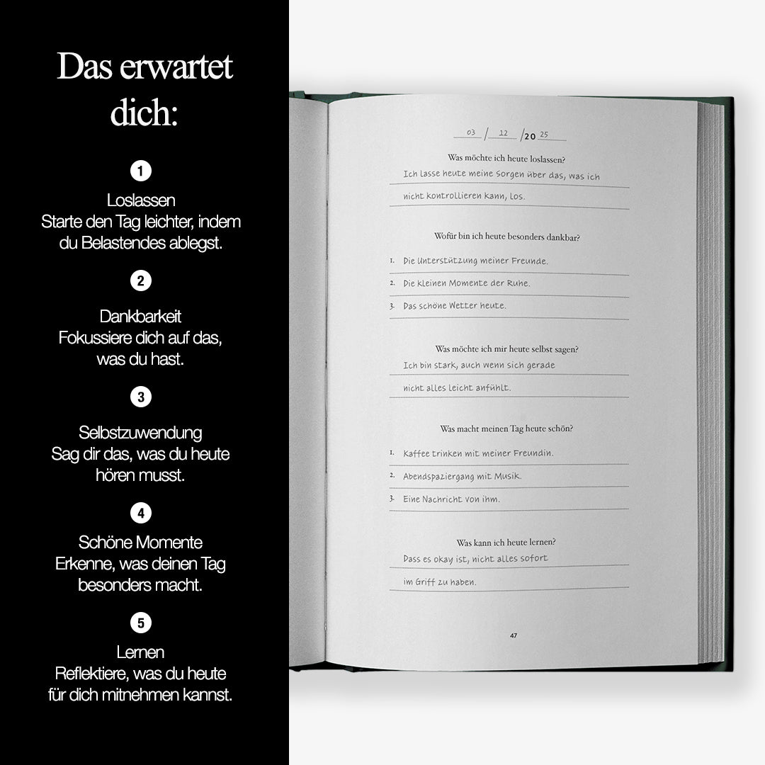 Das 5-Fragen Tagebuch - Das Original